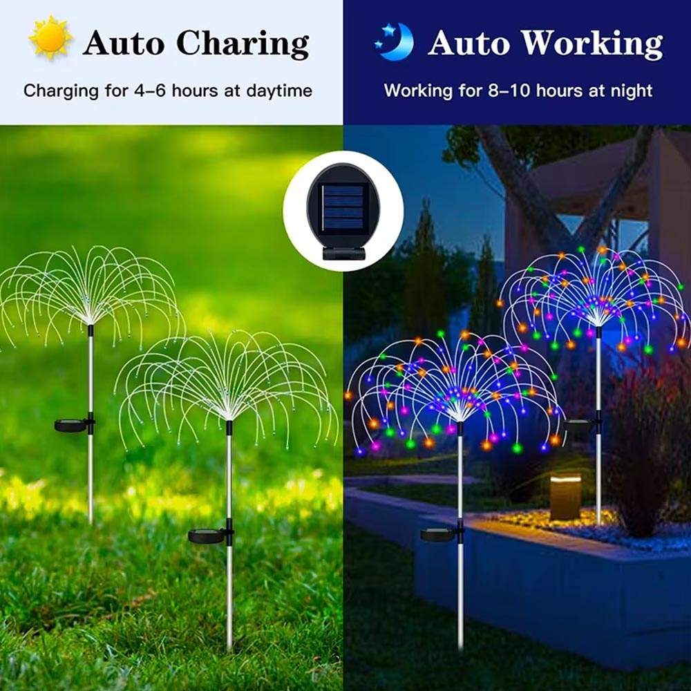 Estaca solar Glimmer Starles 90cm