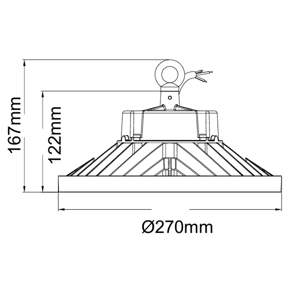 UFO PRO 150/120/100W 5700/4000/3000K 25500LM