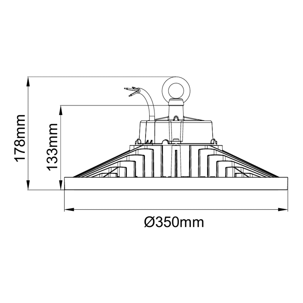 UFO PRO 240/200/150W 5700/4000/3000K 40800LM