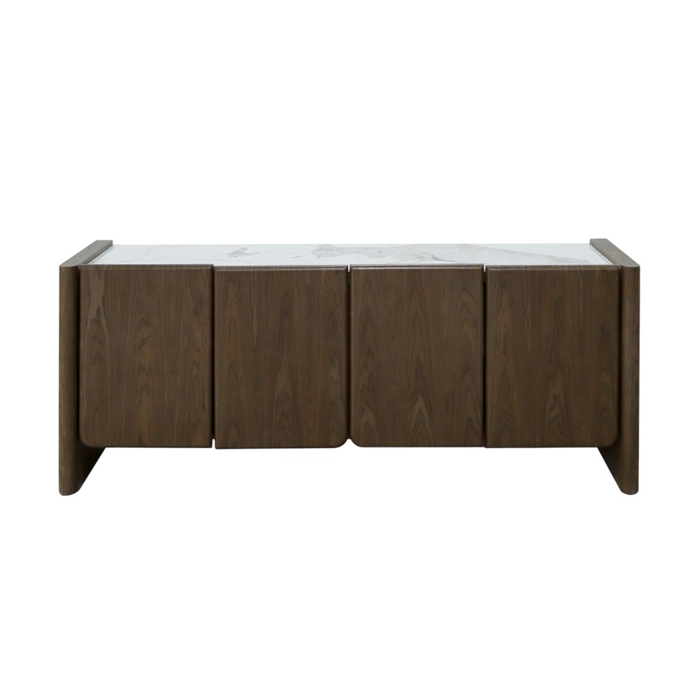 Bufetera Morfeo 180x75 con top de cerámica marmoleada