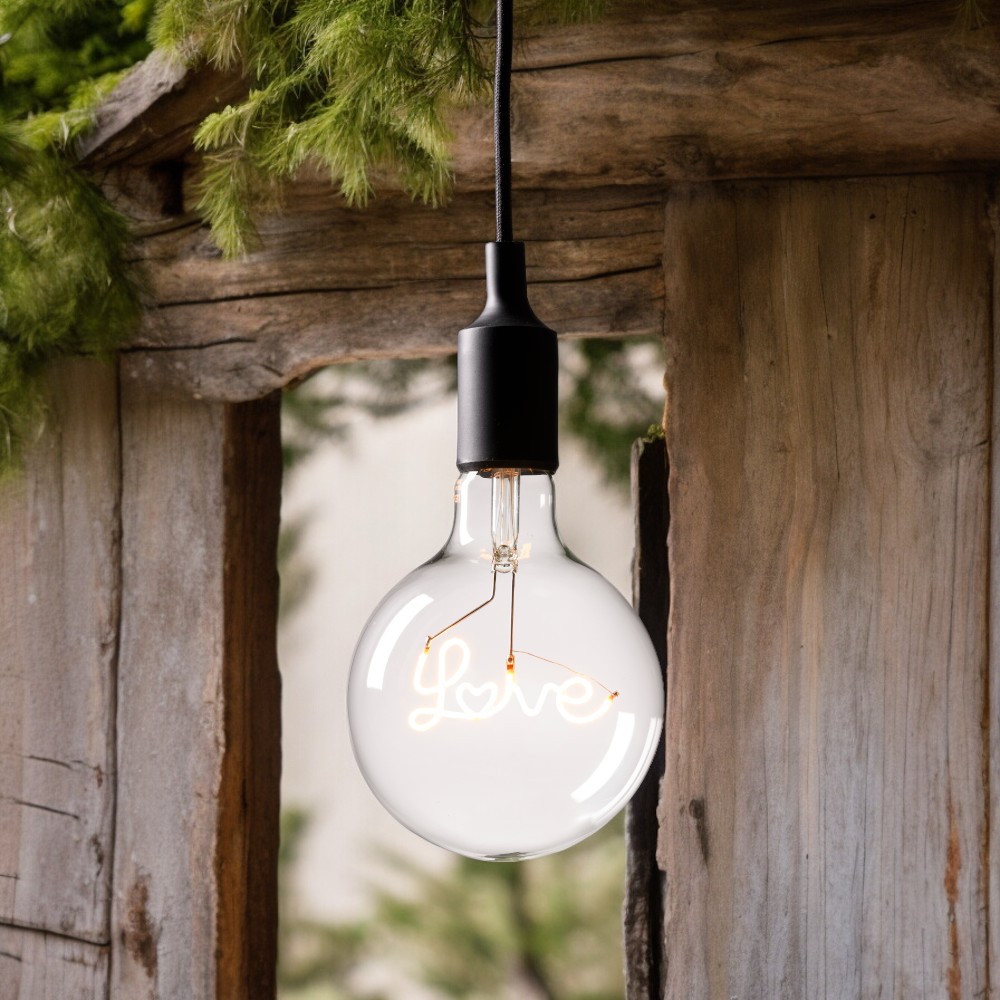 Foco led filamento Love G125 E27 4W luz cálida