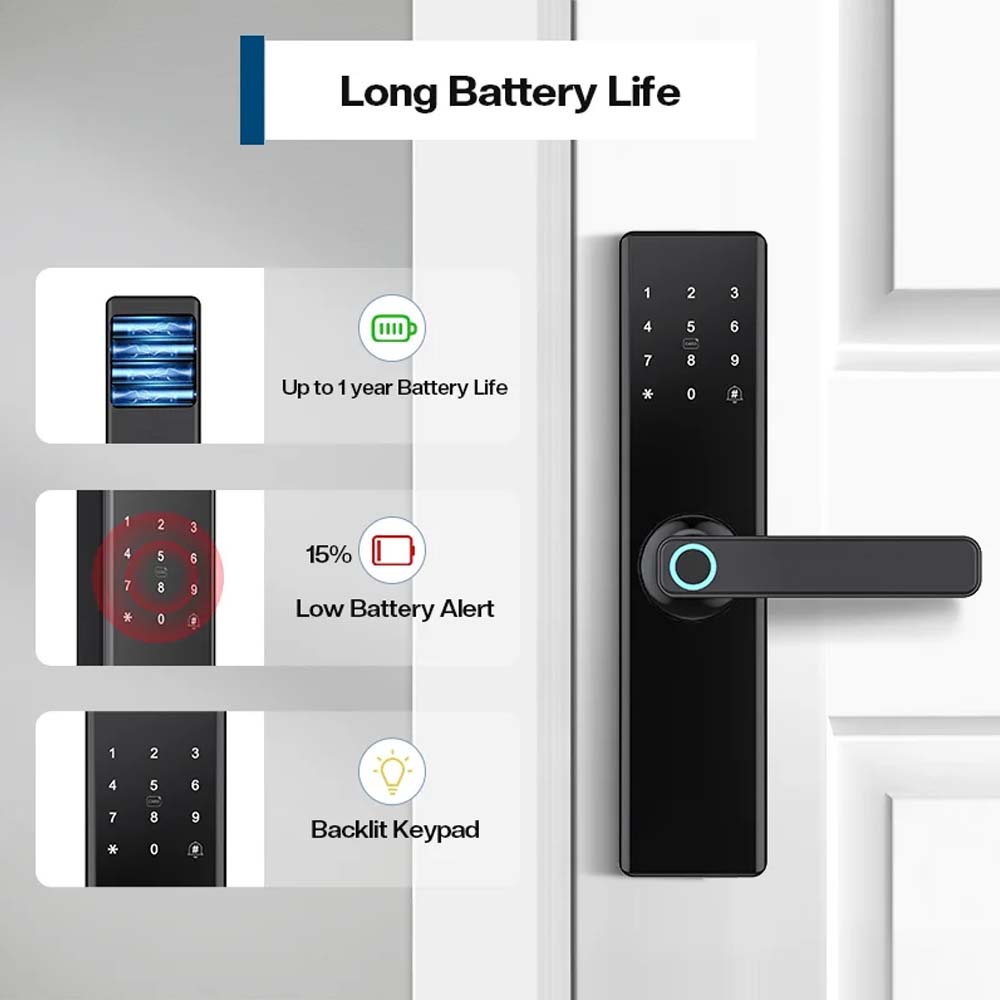 Cerradura WiFi Frontier 5050 black