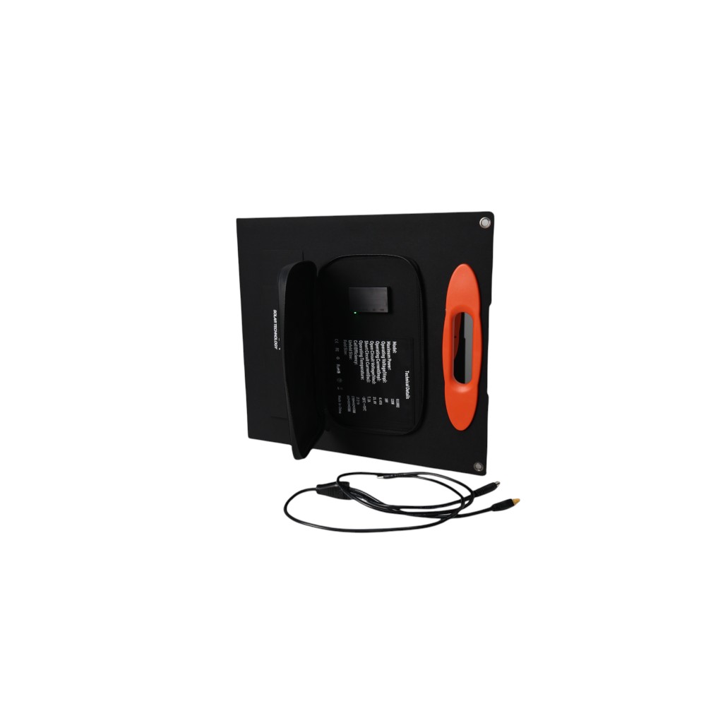 Panel solar plegable portátil de 120W p/Power Station negro