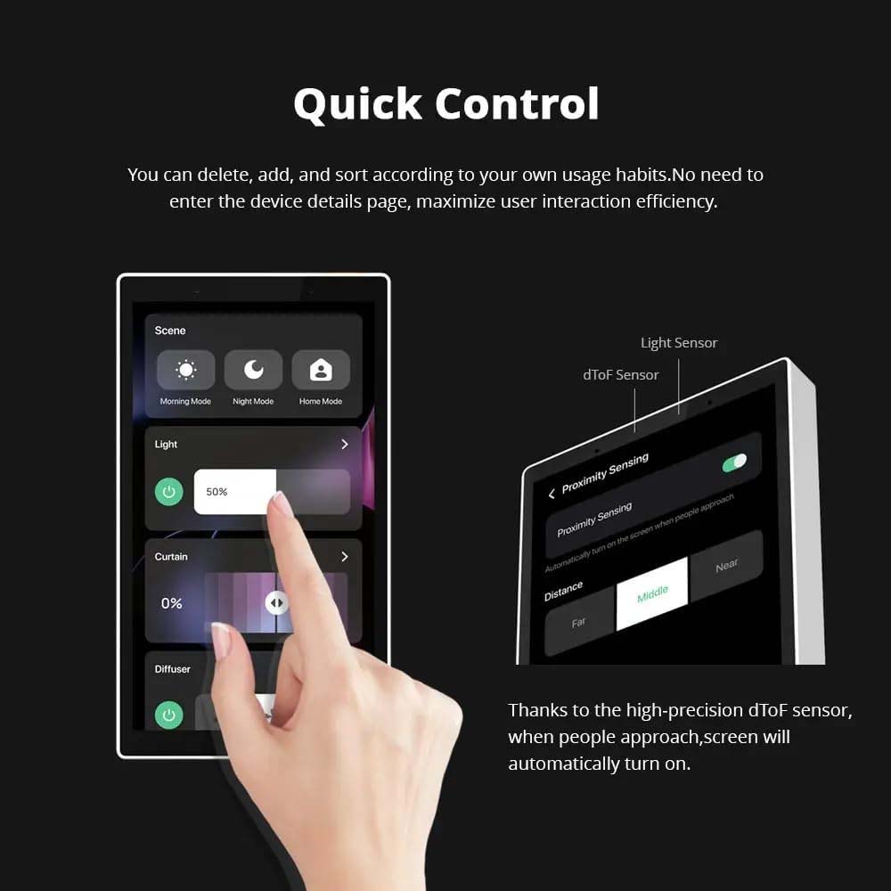 Controlador pantalla touch Zigbee 3.0 con Alexa