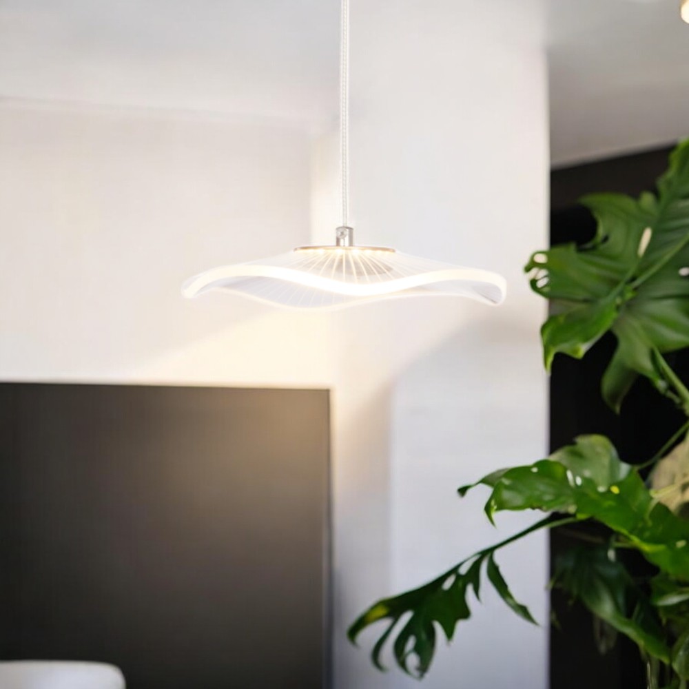 Lámpara led colgante Lotus 5W con luz calida
