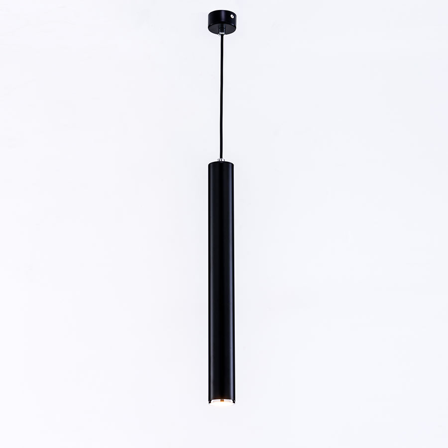 Lámpara colgante GU10 Tubo negra 48cm
