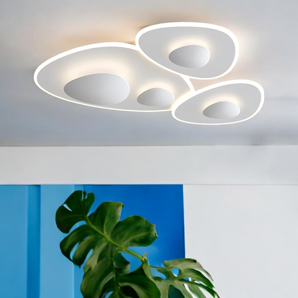 Lámpara LED de tumbado Tania white con luz calida 90W