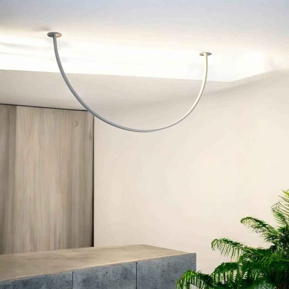 Lámpara empotrable led de tumbado Nori white luz cálida 15W