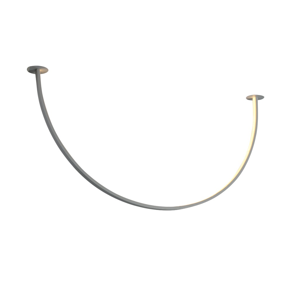 Lámpara LED empotrable de tumbado Nori white luz cálida 20W