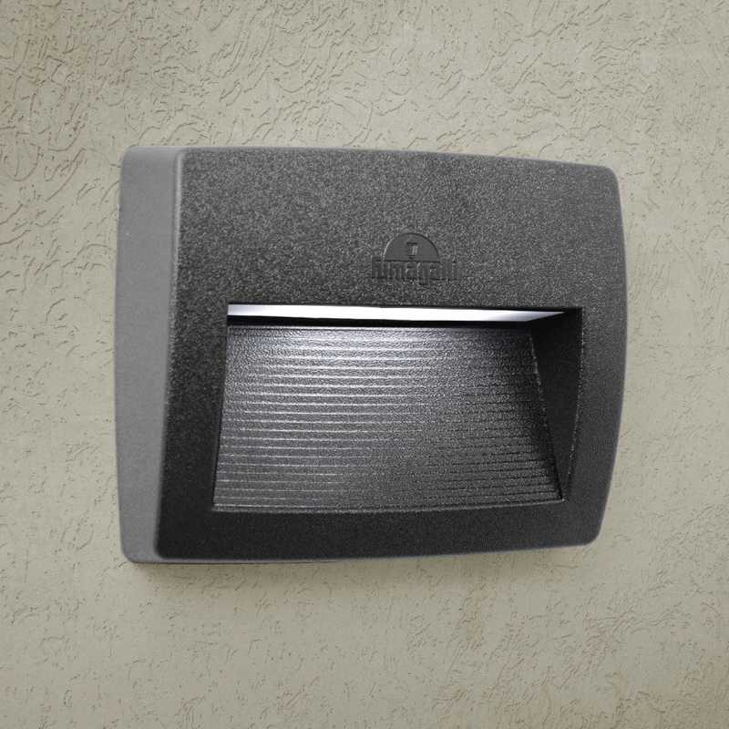 Aplique de pared Lorenza 190 negro