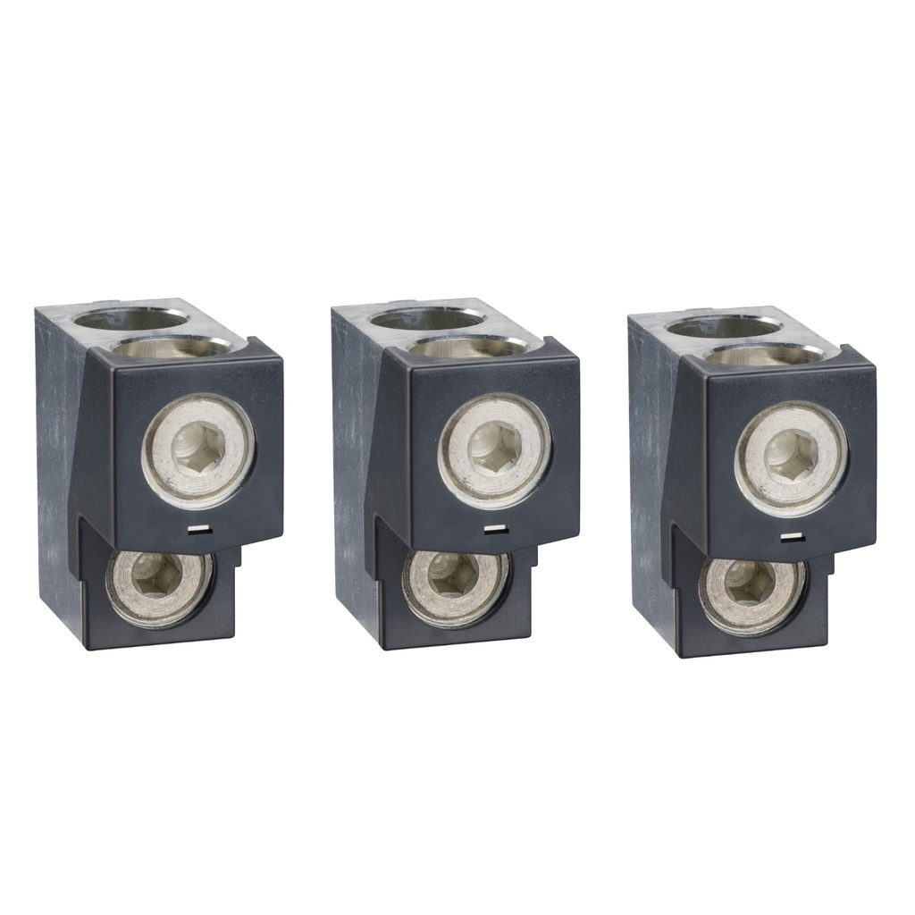 Kit 3 terminales 2 cables p/breaker Easy Pact LV432481