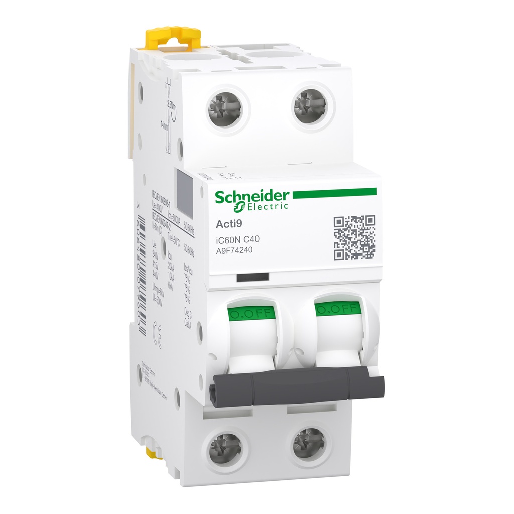 BREAKER RIEL DIN 2P 50A