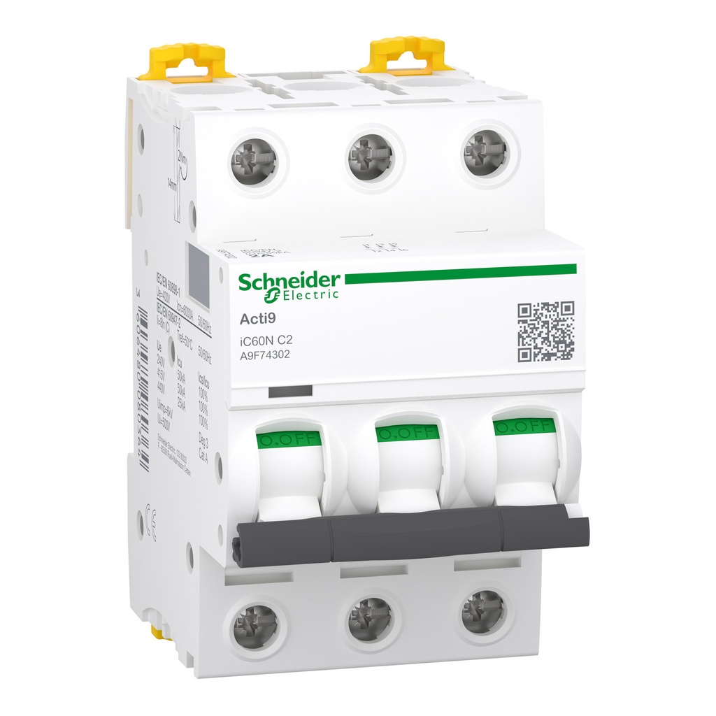 BREAKER RIEL DIN 2P 50A