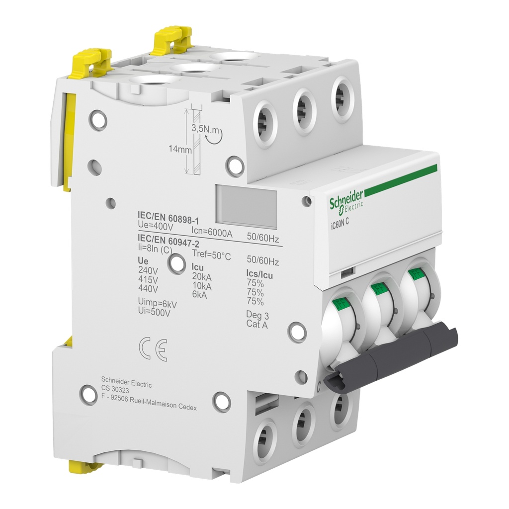 BREAKER RIEL DIN 2P 50A