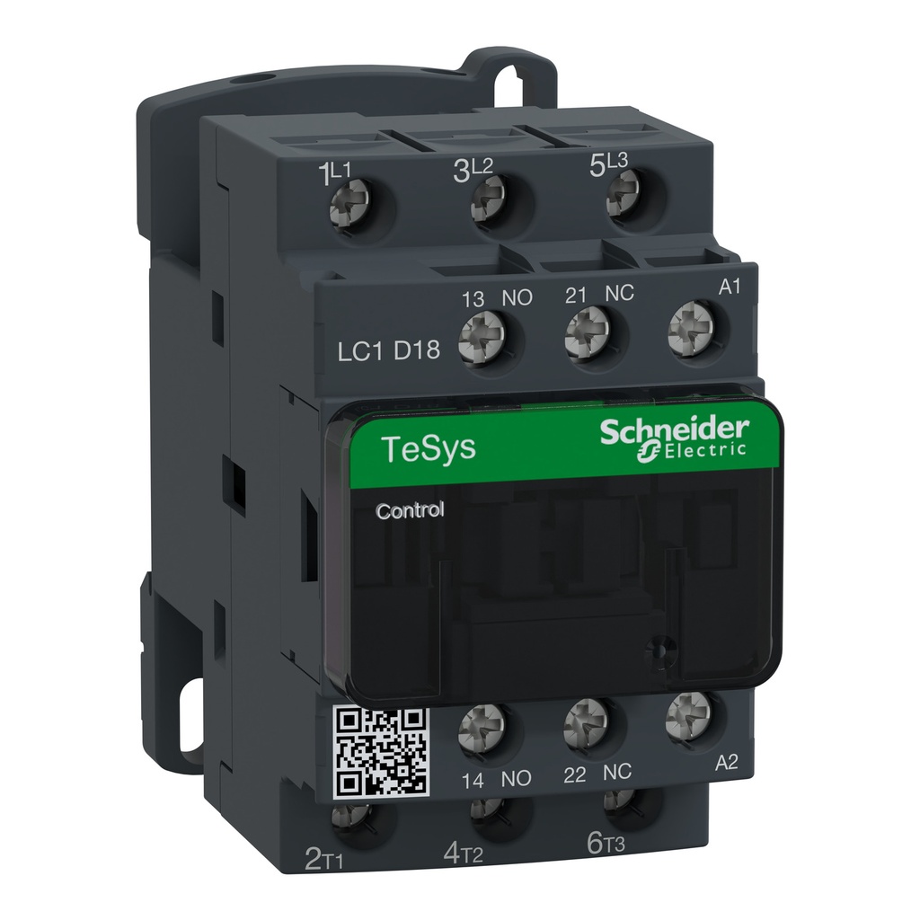 CONTACTOR 3P 18A BOB 24VAC LC1D18B7
