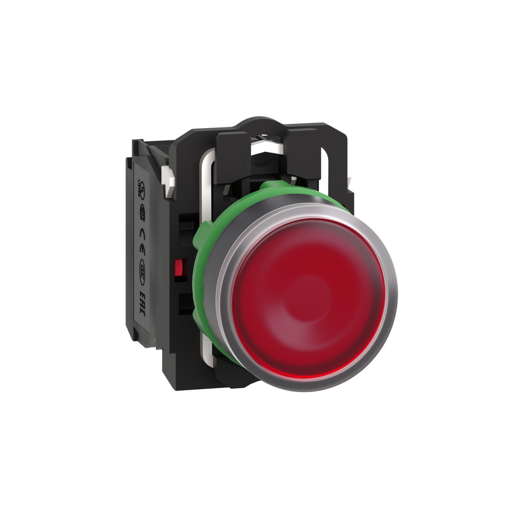 Pulsador luminoso rojo
