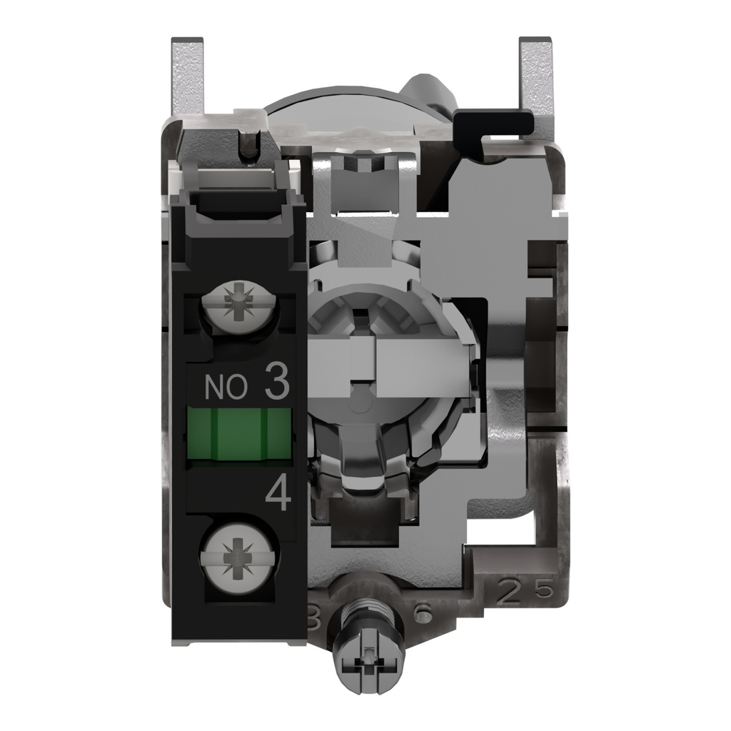 Interruptor selector negro Ø 22mm 2 posiciones XB4BG21