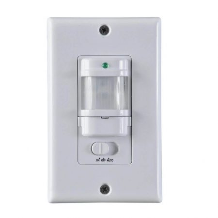 Sensor de movimiento de pared con interruptor
