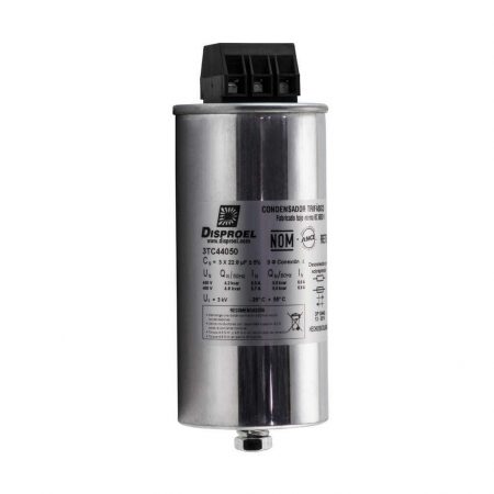 CONDENSADOR TRIFÁSICO 15KVAR 480-525VAC