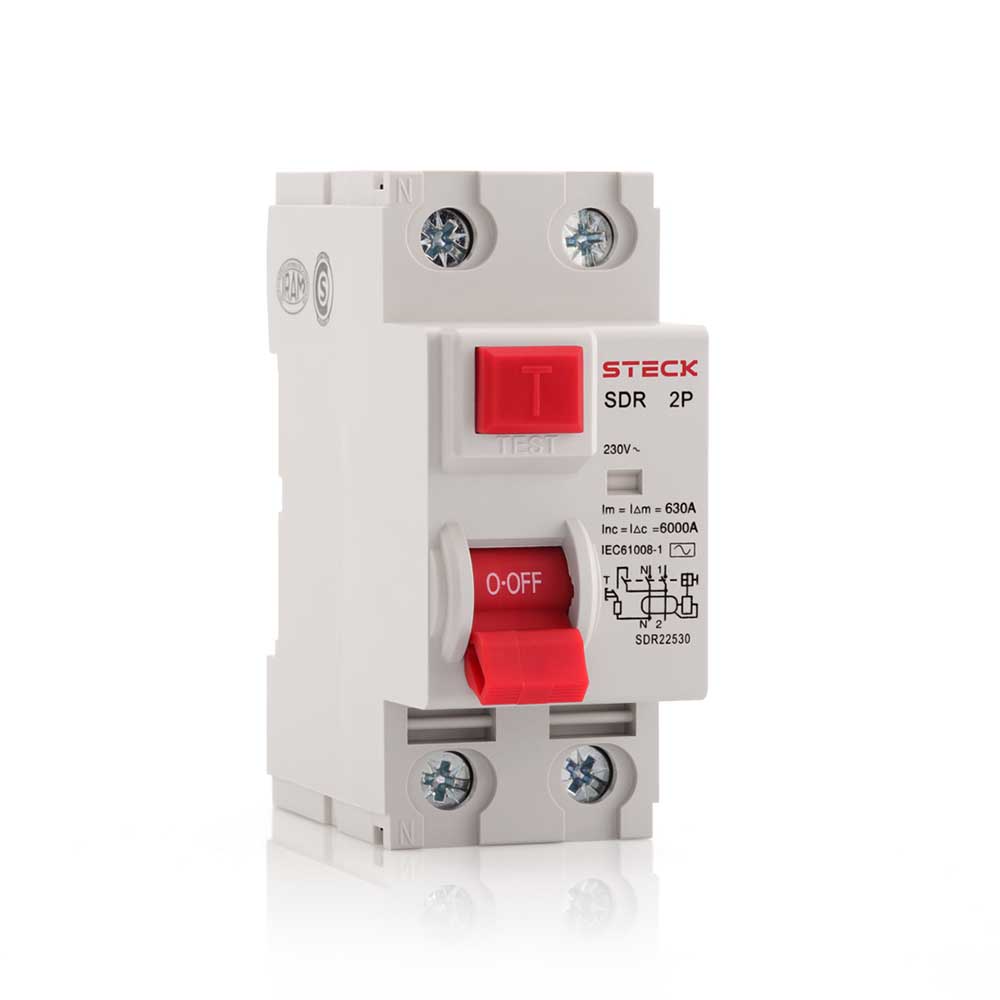 INTERRUPTOR DIFERENCIAL 2X63A 30MA 230VCA TIPO AC SDR26330