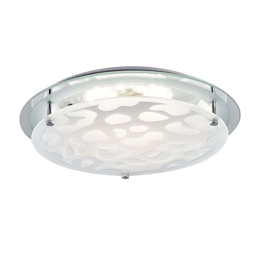 Plafón circular 31cm Animal Print para módulo led