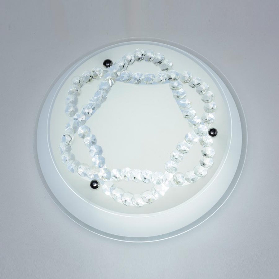 Plafón circular 24cm Fleur para módulo led