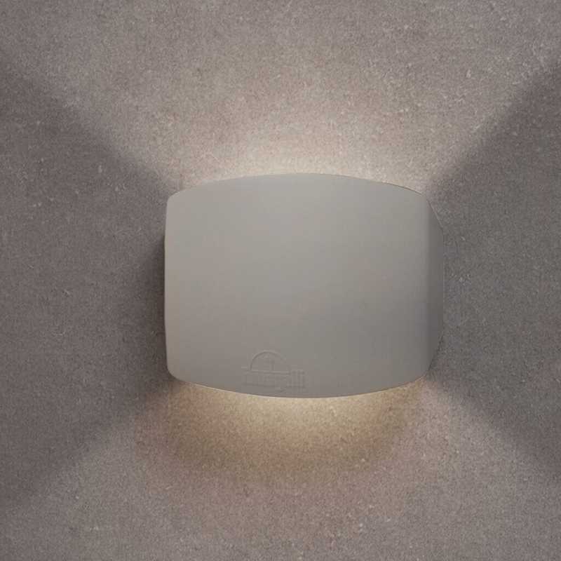 Luminaria de pared up&down Abram 150 gris IP55