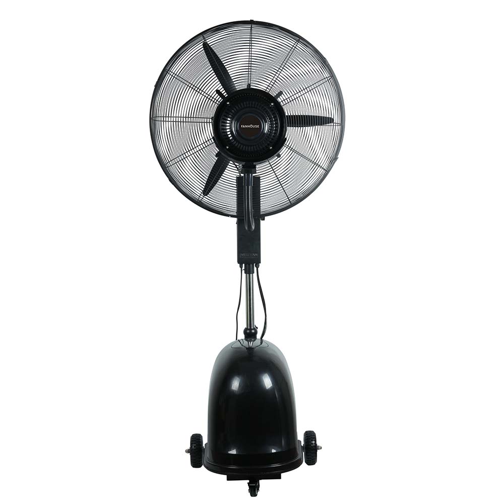 Ventilador oscilante de pedestal con nebulizacion