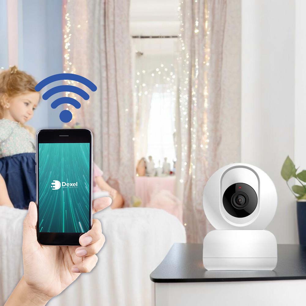 Cámara WiFi motorizada 360° de 4MP audio bidireccional Sonar