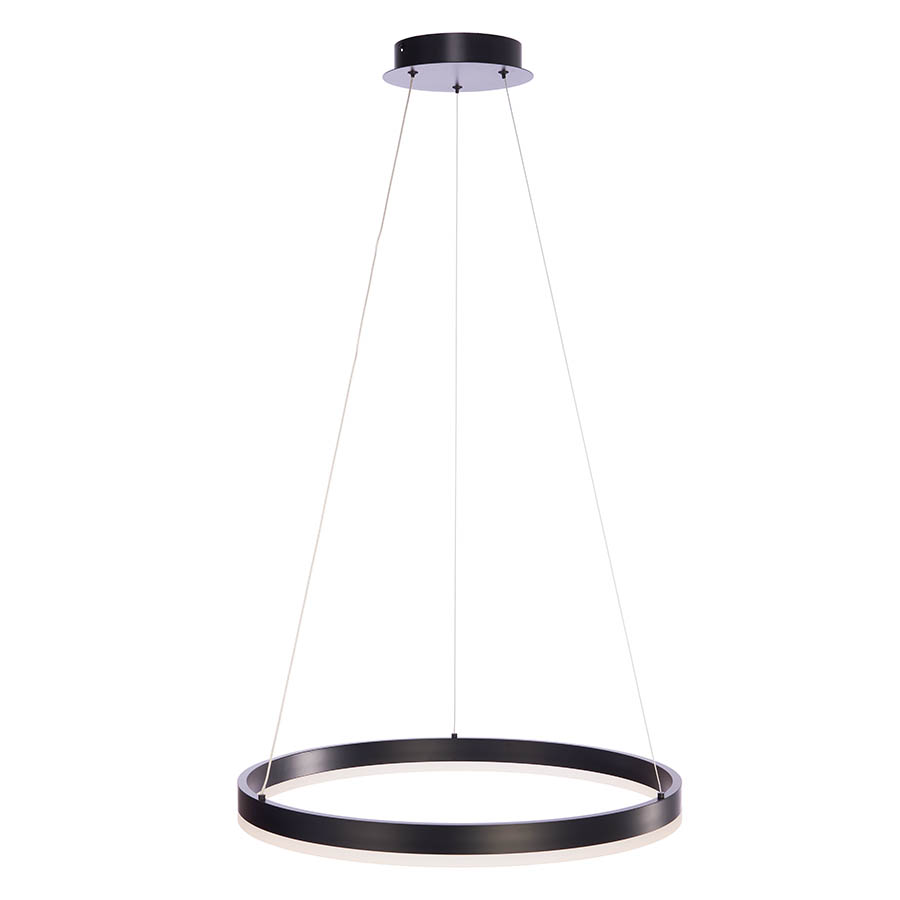 Lámpara LED colgante Aro 60 black con 3CCT 30W