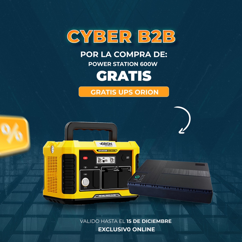 Batería portátil Power Station 600W 520WH LFP