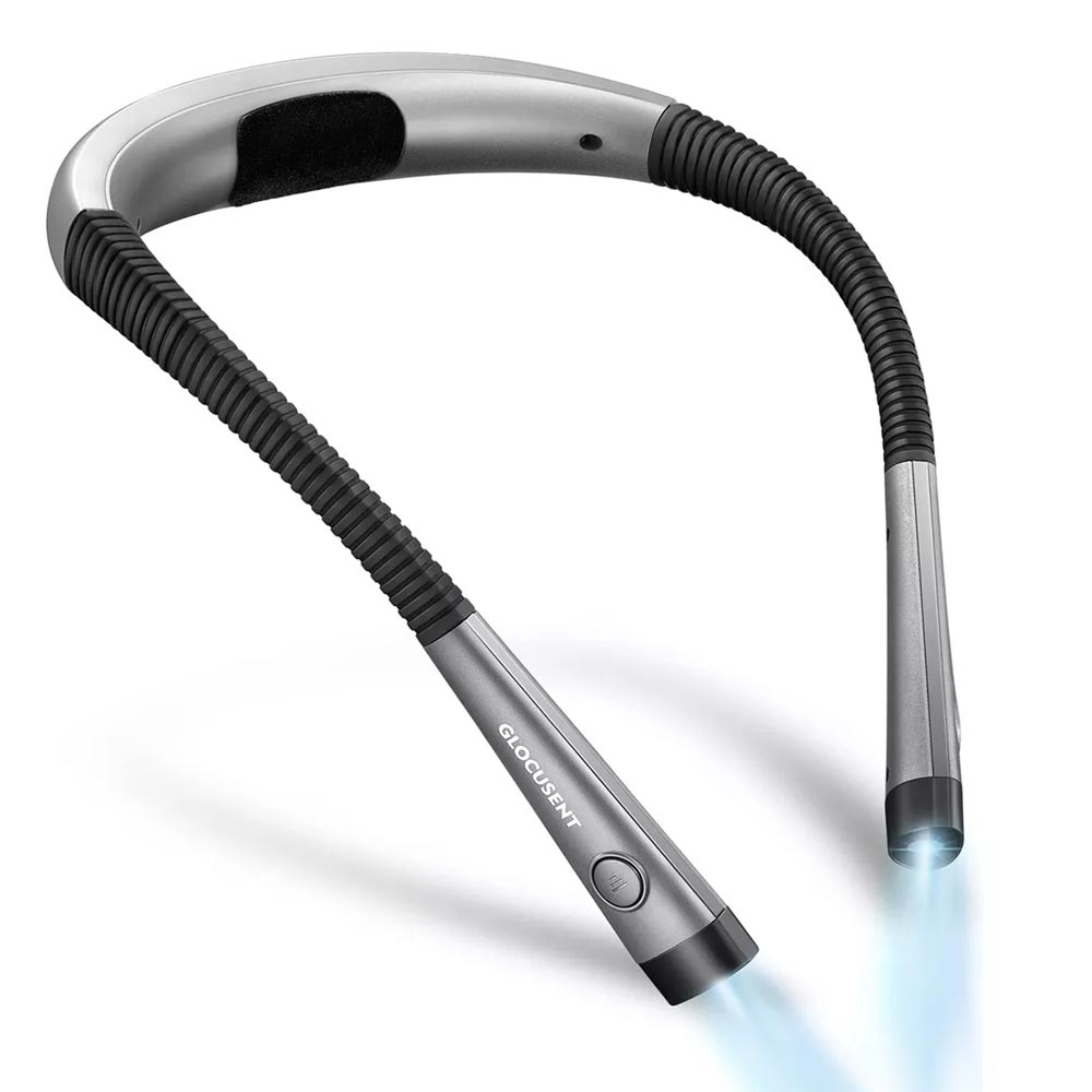 Luz de lectura inalámbrica recargable para cuello