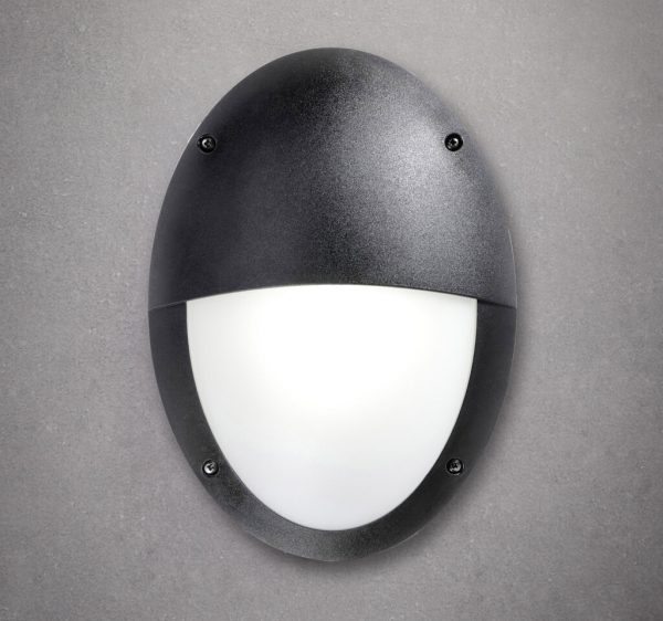 Aplique de techo o pared Maddi-VE negro IP66