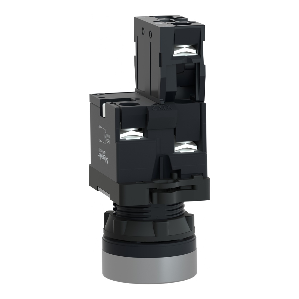 PULSADOR LUMINOSO AMARILLO XA2EW35B1 22MM 1NA - 24VAC/VDC