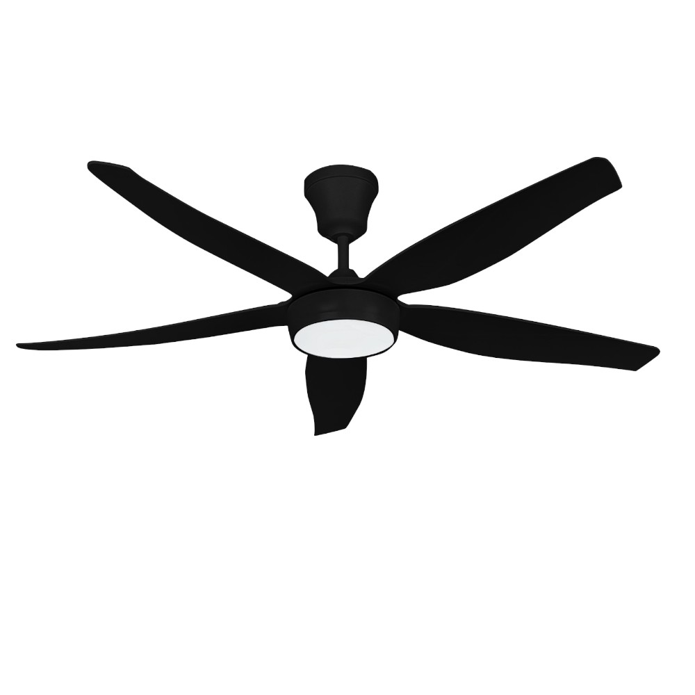 Ventilador de tumbado Enzo 56" negro c/control y led 3CCT