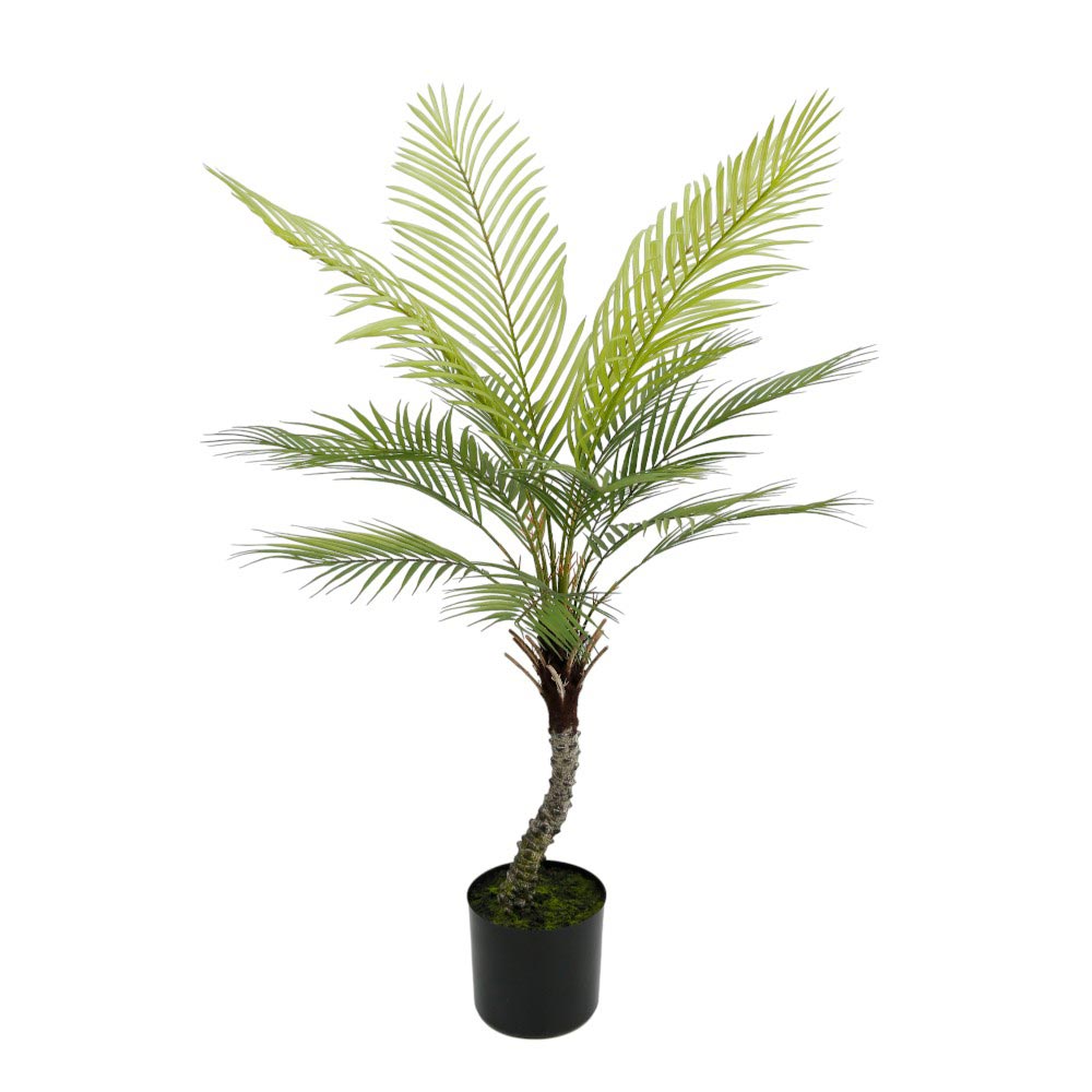 Planta artificial Palmera con maceta negro H113 cm