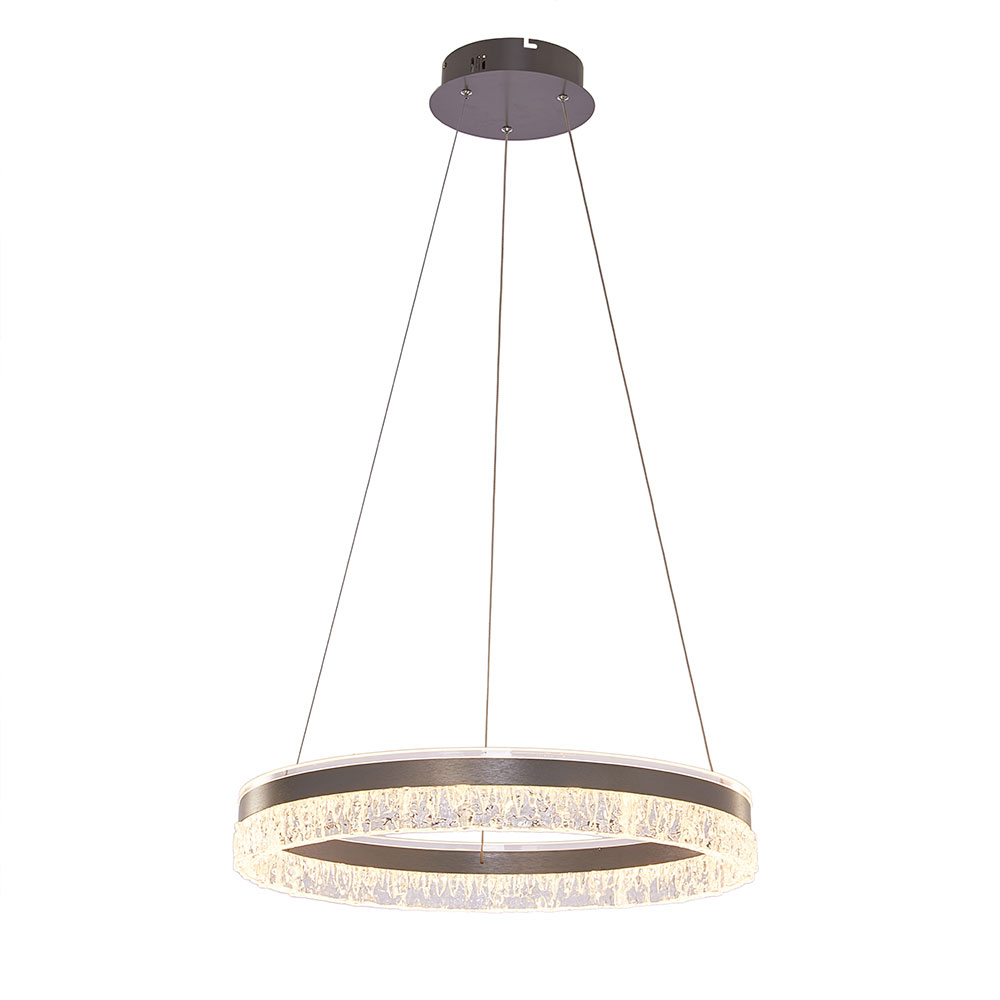 Lámpara LED colgante Aurea 60 black con 3CCT