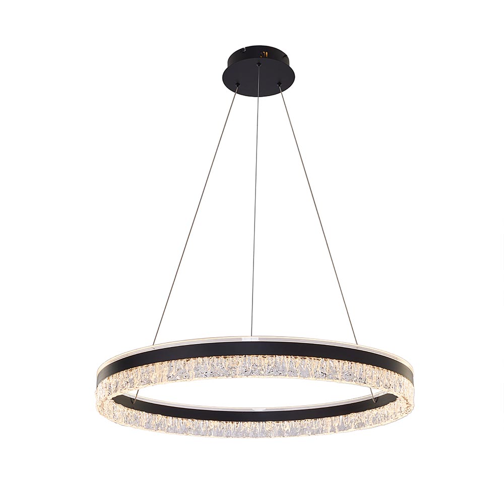 Lámpara LED colgante Mila 80 black con 3CCT