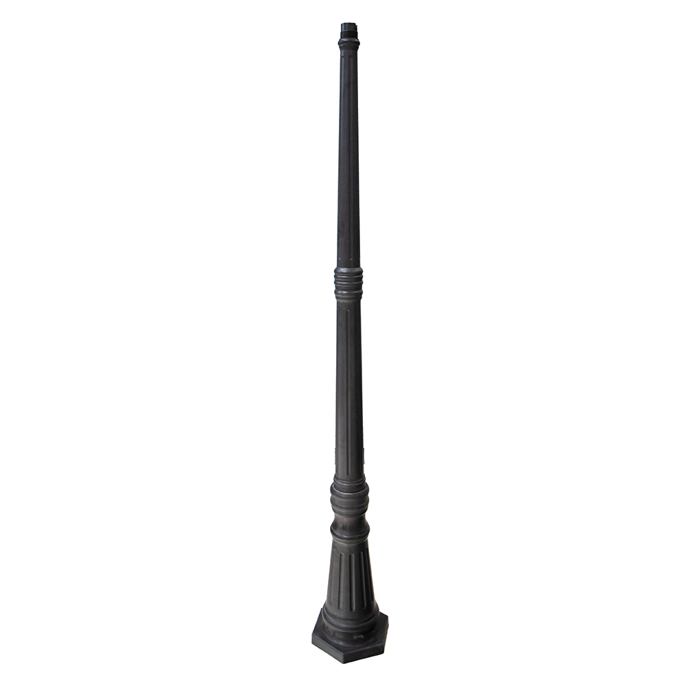 Poste de 2m de resina negra para globos 30/40cm