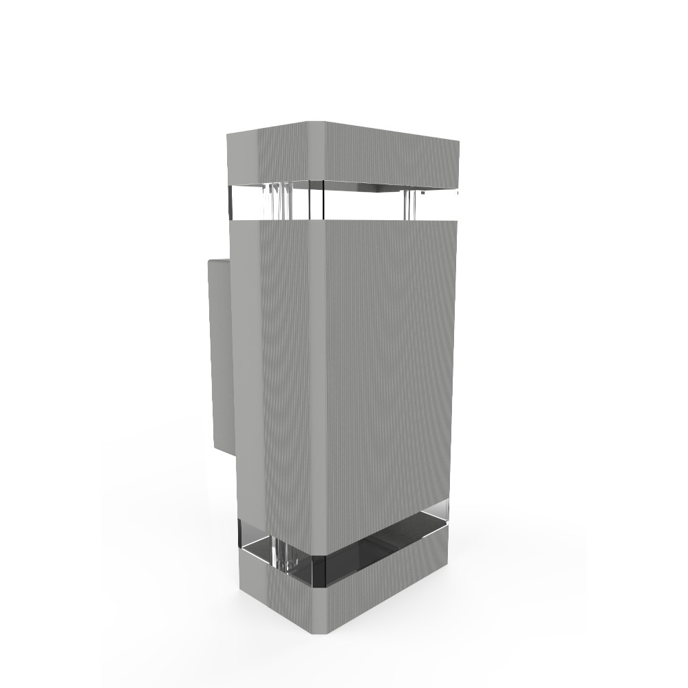 Aplique de pared GU10 Lines blanco IP44