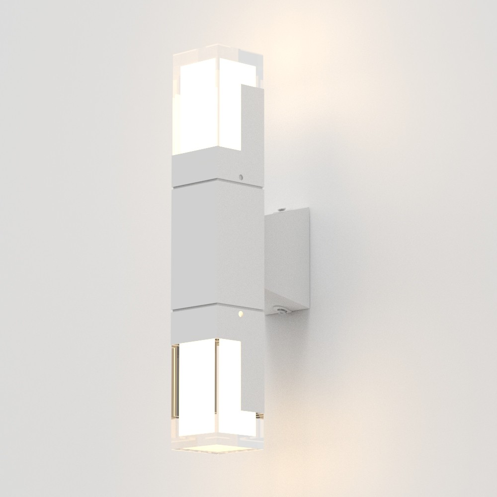 Aplique led de pared up&down Mirror blanco 10W 3CCT IP65