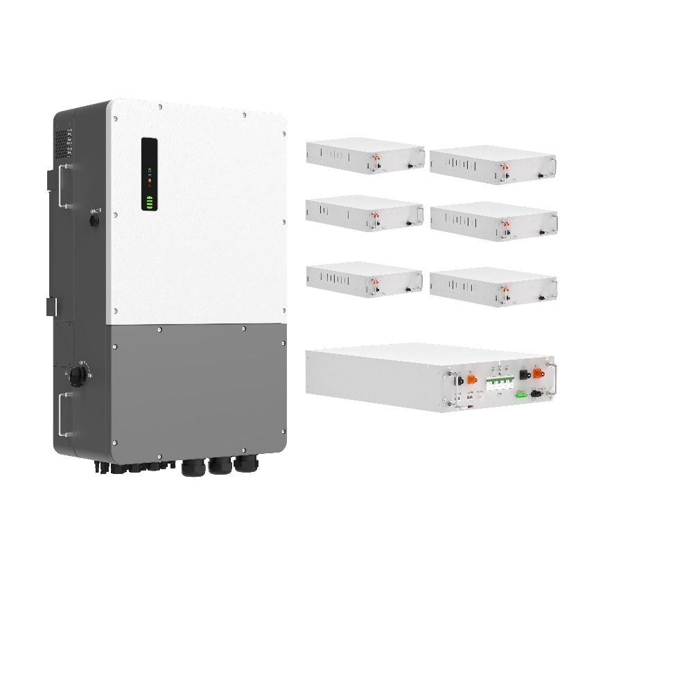 Sistema Híbrido Inversor Split Phase 30kW + 6 Baterias Litio