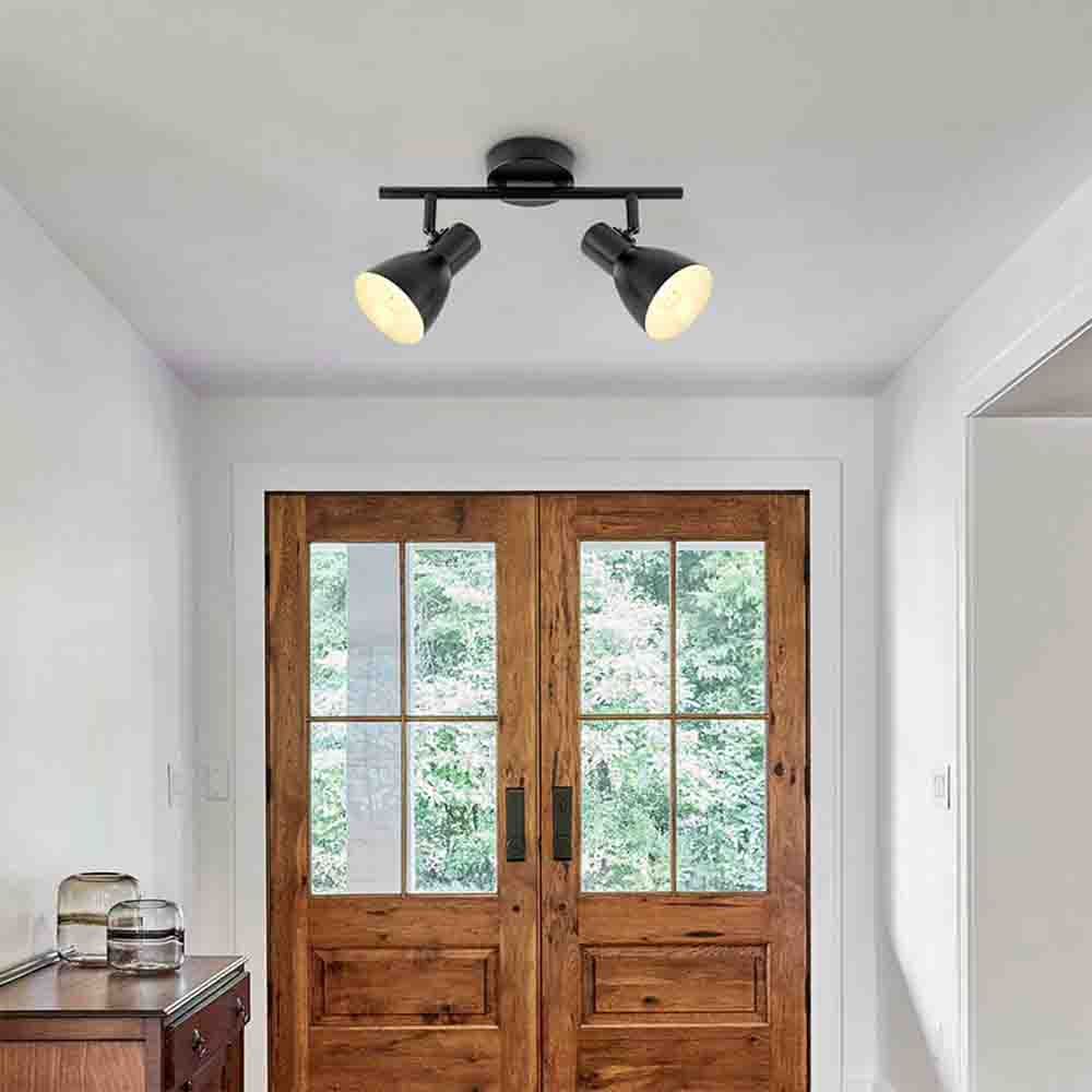 Spot 2xE14 dirigible Norit black