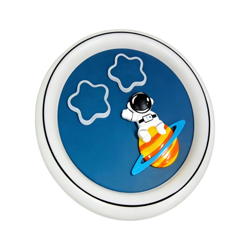 Lámpara LED de tumbado Astronauta azul/blanco 3CCT