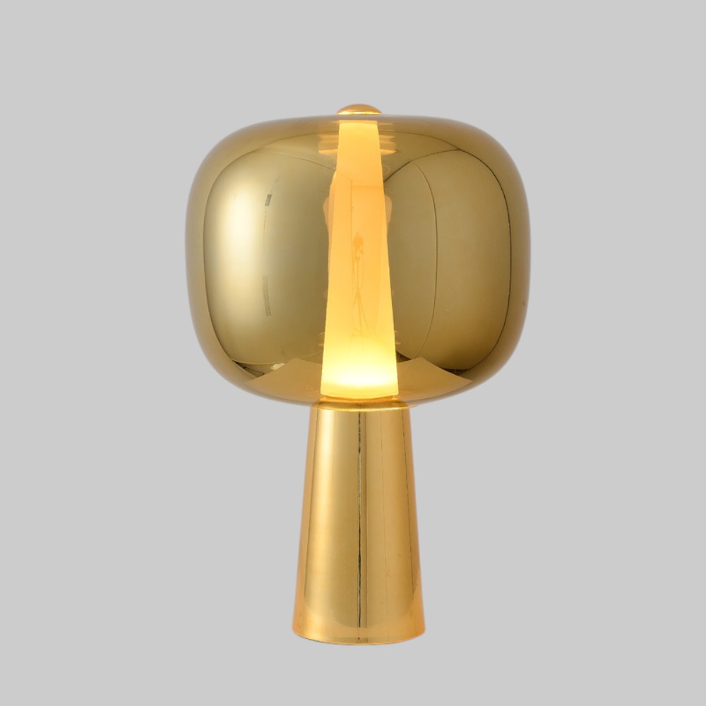 Lámpara LED de mesa Orion gold luz cálida 6W