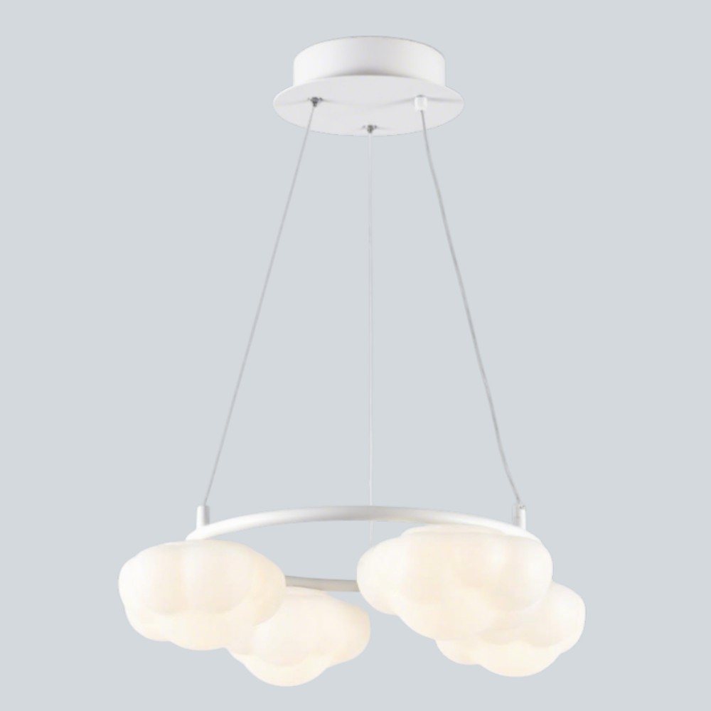 Lámpara LED colgante Cloud blanco con luz calida 96W