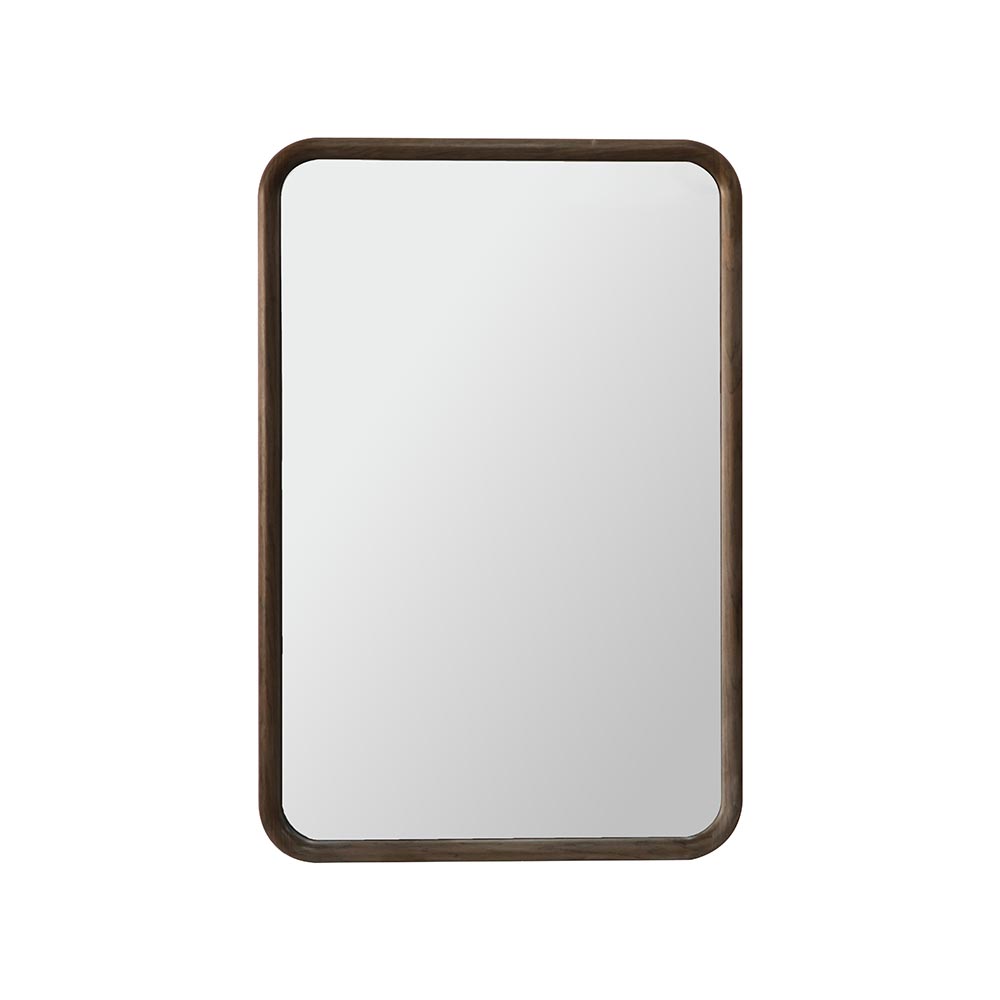 Espejo de pared rectangular 80x120 Jeff café oscuro