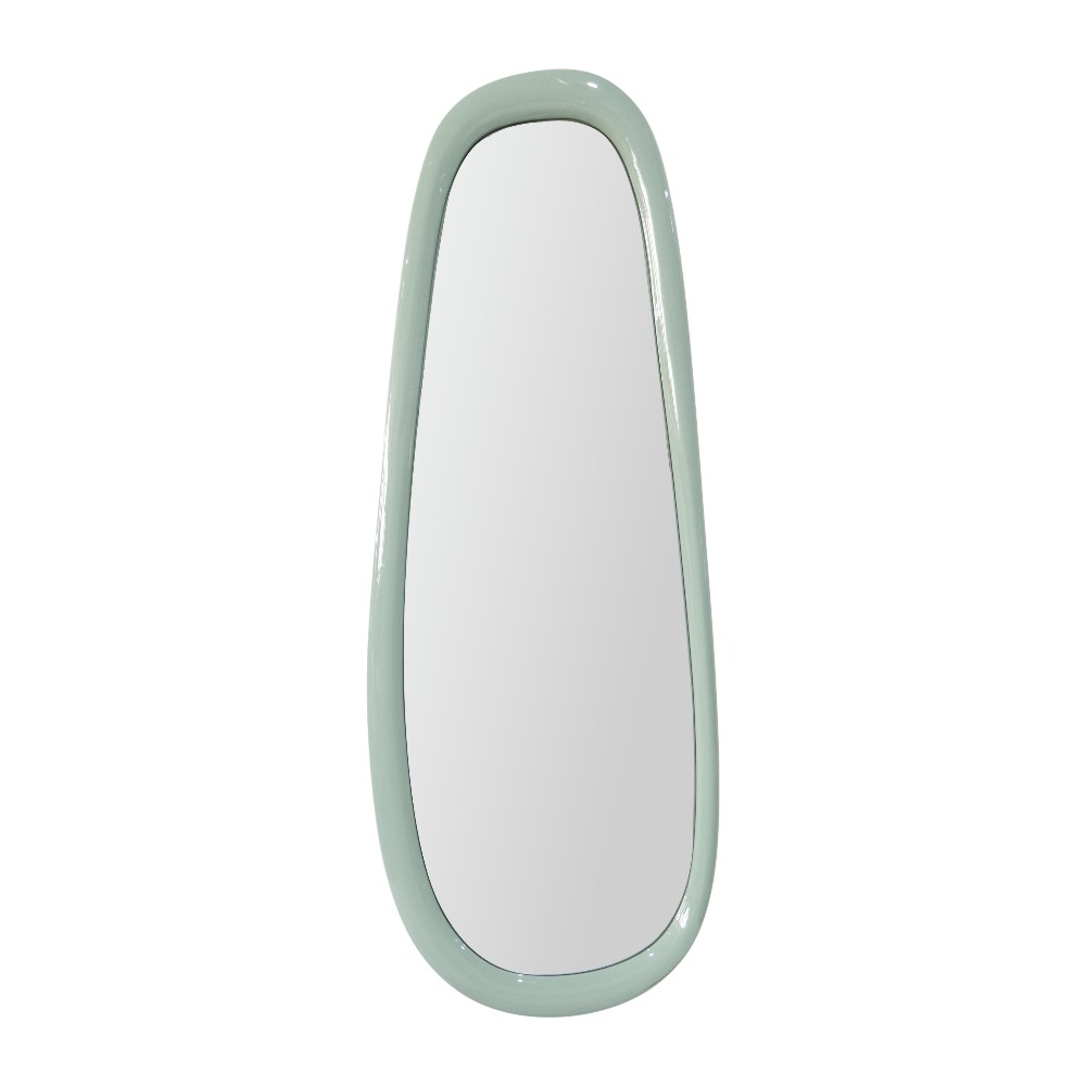 Espejo de pared ovalado 60x160 Plankton celeste
