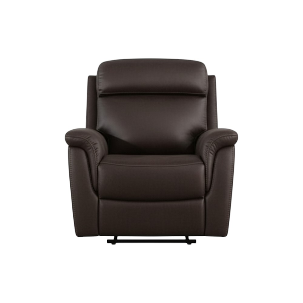 Reclinable individual eléctrico Molly tela microfibra café