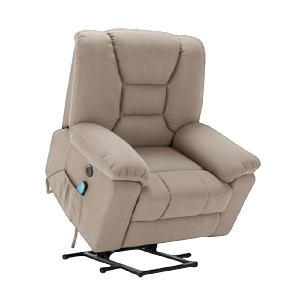 Reclinable eléctrico  Stand Up+ calefacción Dahlia tapiz bei